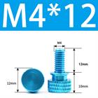 M3 M4 Anodized Aluminum Thumb Screws — Knurled Head Hand Bolts for PC Case, Fishing Rigs & DIY Projects