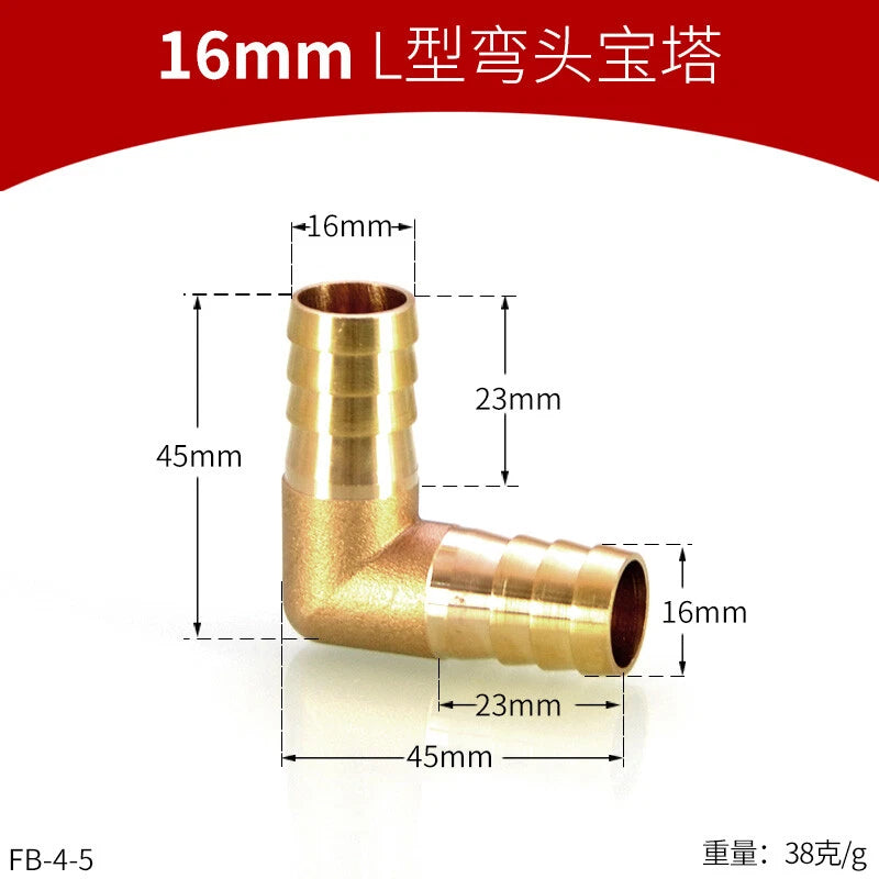 Brass Reducing Hose Fittings – Straight, L, T & Y Connectors for Gas & Air Tube