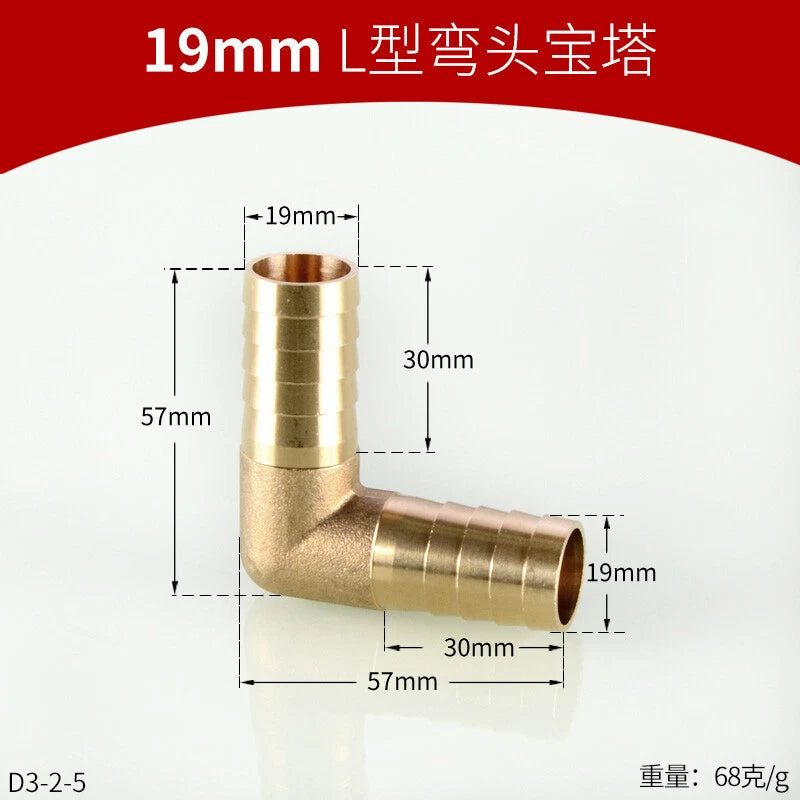 Brass Reducing Hose Fittings – Straight, L, T & Y Connectors for Gas & Air Tube