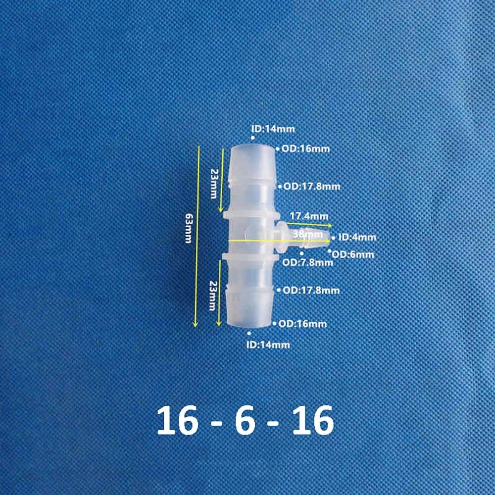 Plastic Barbed Hose Connectors — T-Piece, Elbow & Straight Fittings for Air & Water Lines