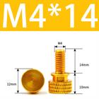 M3 M4 Anodized Aluminum Thumb Screws — Knurled Head Hand Bolts for PC Case, Fishing Rigs & DIY Projects