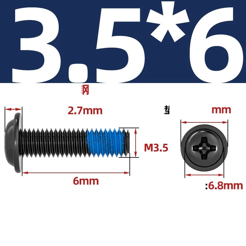 M2–M6 Flanged Button Head Screws – Carbon Steel, Phillips Drive, Nickel or Black Zinc Plated