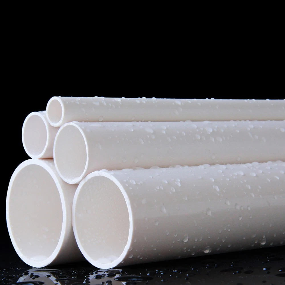 White PVC Round Tube Pipe – Solvent Weld | OD 20–110mm | Cut Lengths 100/200/500mm