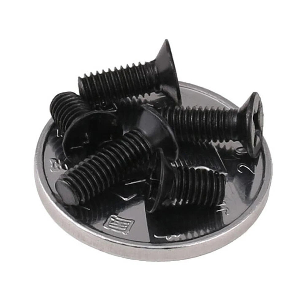 M2 M2.5 M3 M5 Black Phillips Countersunk Machine Screws – Carbon Steel, Fully Threaded