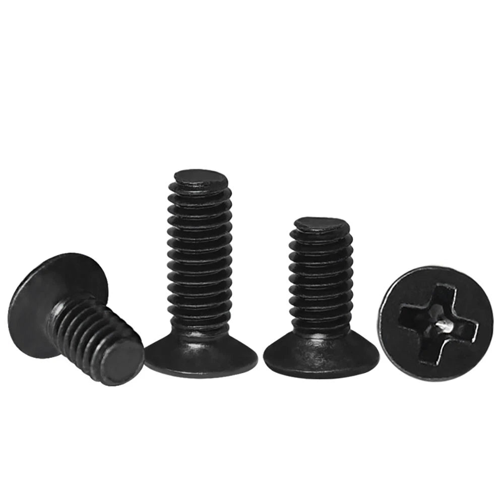 A2 Stainless Steel Phillips Flat Head Machine Screws M2 M2.5 M3 M4 M5 M6 — Countersunk Bolts