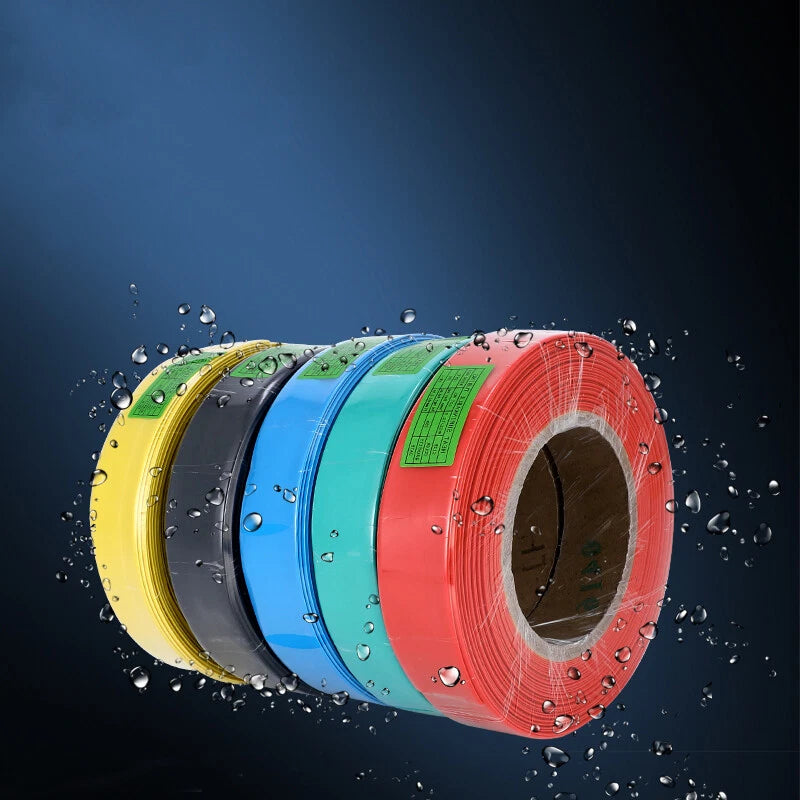 PVC Heat Shrink Tubing 7–40mm | Colorful Battery Pack Wrap, 1 Meter