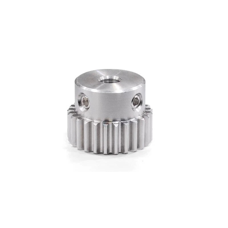 1 Mod Stainless Steel Spur Gear 15 - 50 Teeth Pinion Gear With Step Motor Gear