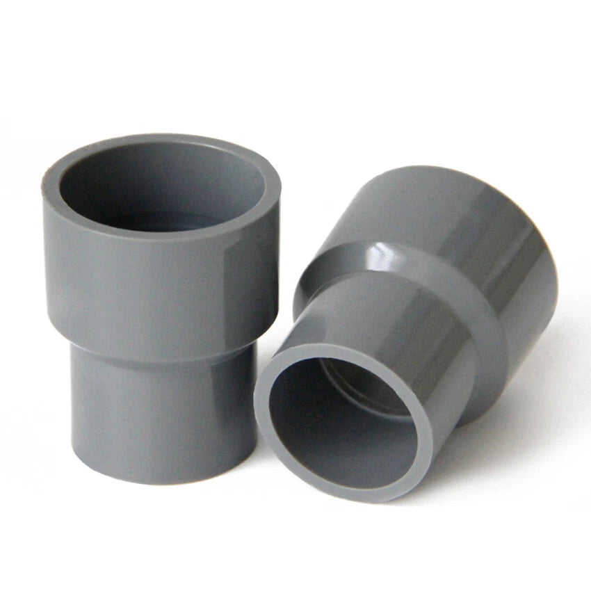 PVC 20mm-90mm ID Pipe Reducer Water Supply Pipes Fittings Adapter Connector