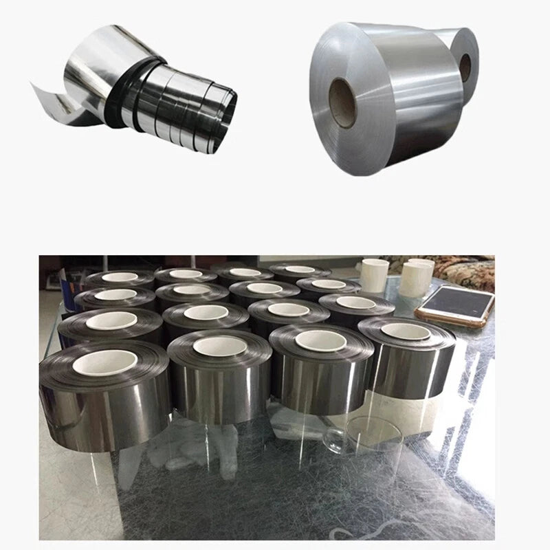 0.1mm Thick Multi Sizes Available TA2 Titanium Foil Sheet Roll Thin Metal Panel