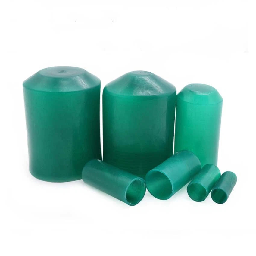 Adhesive Glue-Lined Heat Shrink End Caps — 8mm to 65mm, Black Red Green