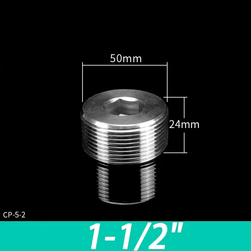 Stainless Steel BSP Pipe Fittings — Plug, Nipple, Elbow, T-Piece & More (1/8" to 4")