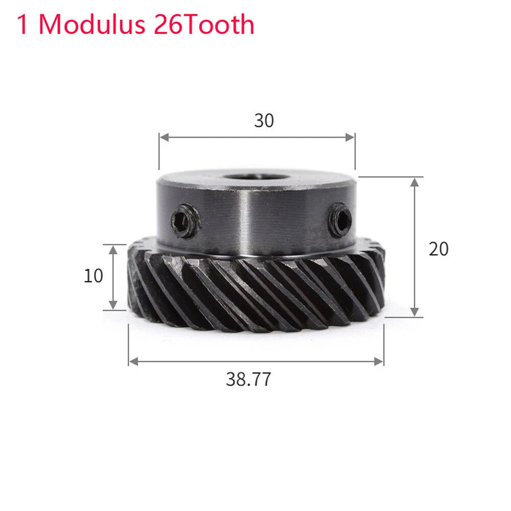1 Modulus Helical Gear With Step 45°Left Spiral Motor Transmission Gear 45#Steel
