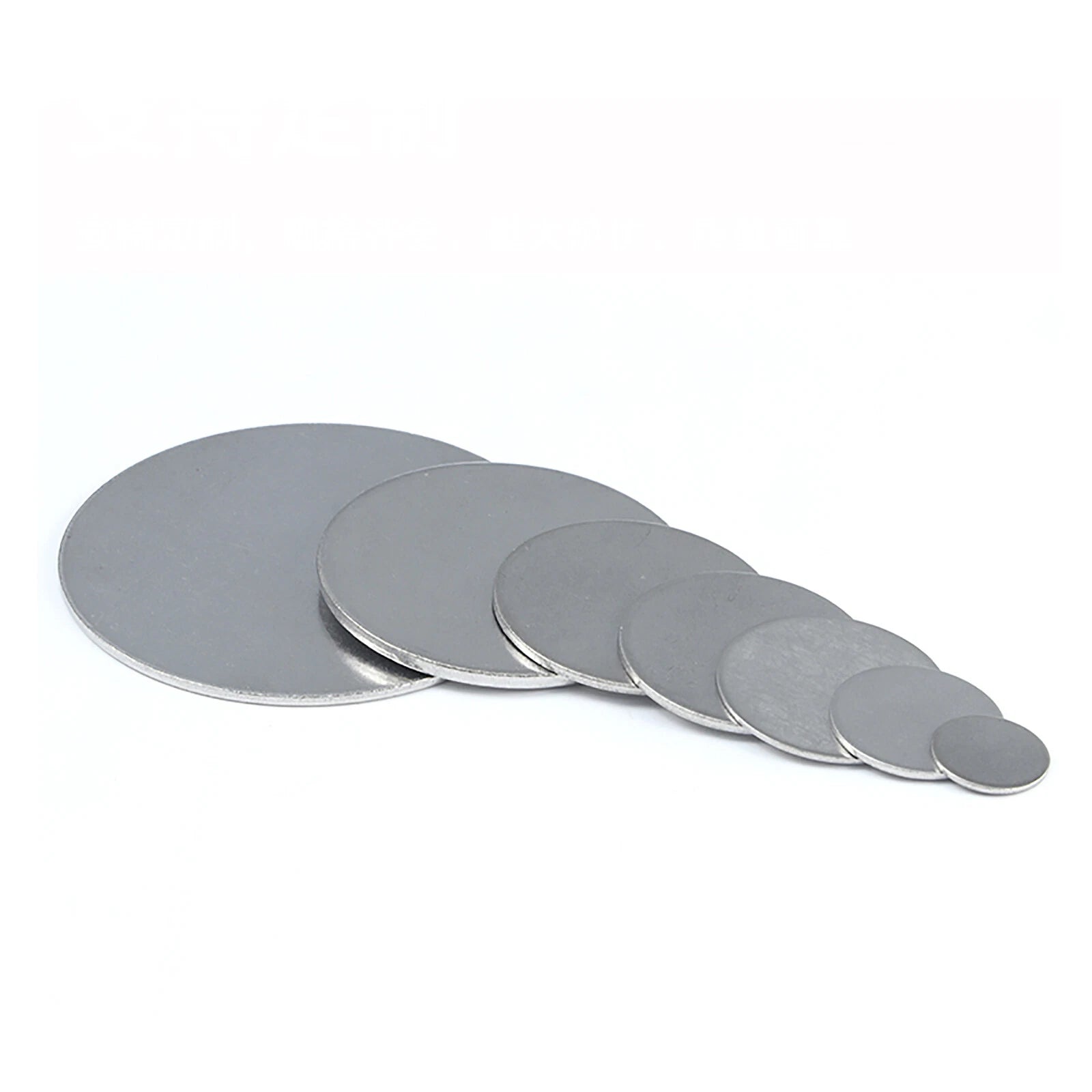 A2 Stainless Steel Blank Disc 0.5-10mm Thick 304 Laser Cut Round Sheet Plate