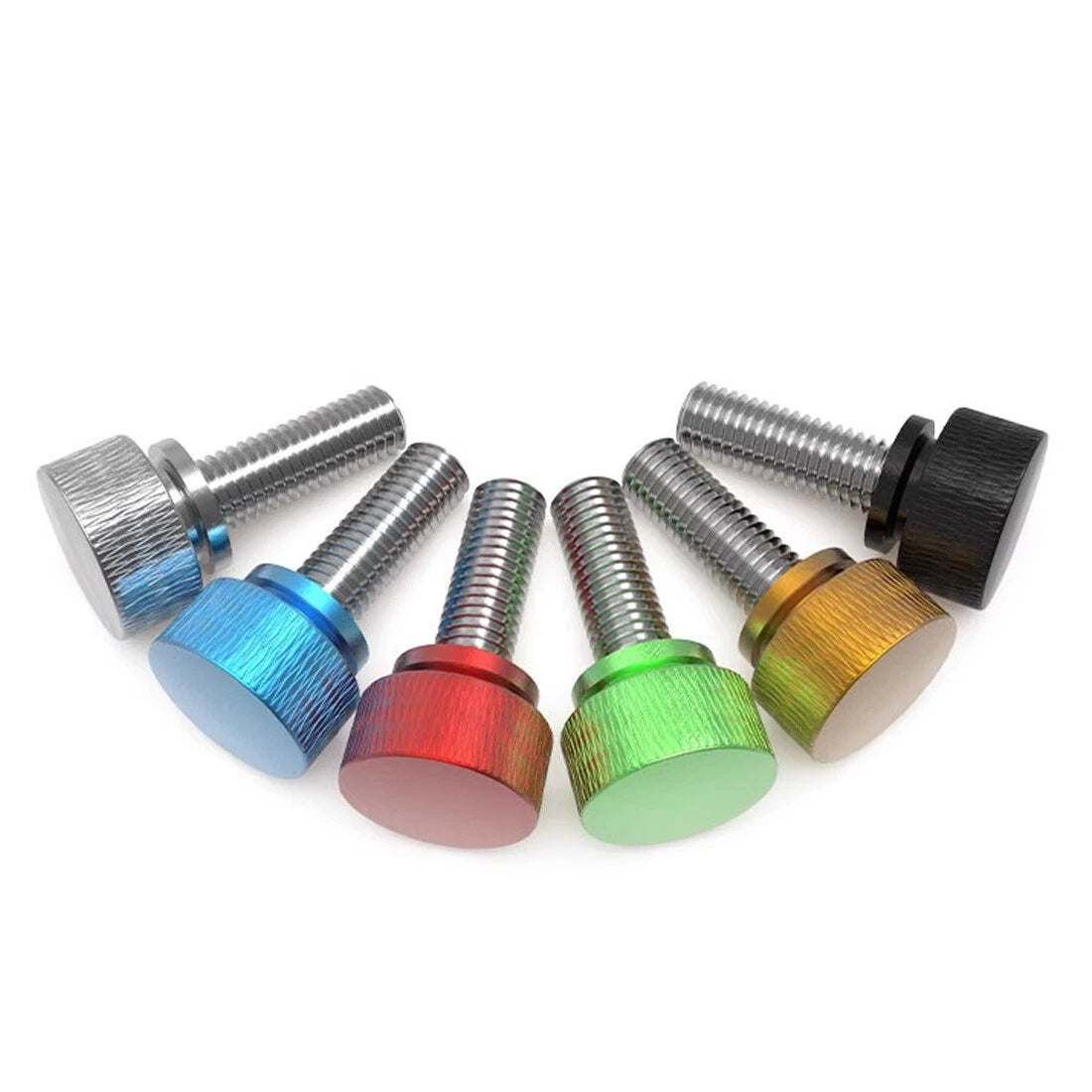 10Pcs M3 M4 M5 M6 M8 Computer PC Case Fully Threaded DIY Knurled Thumb Screws