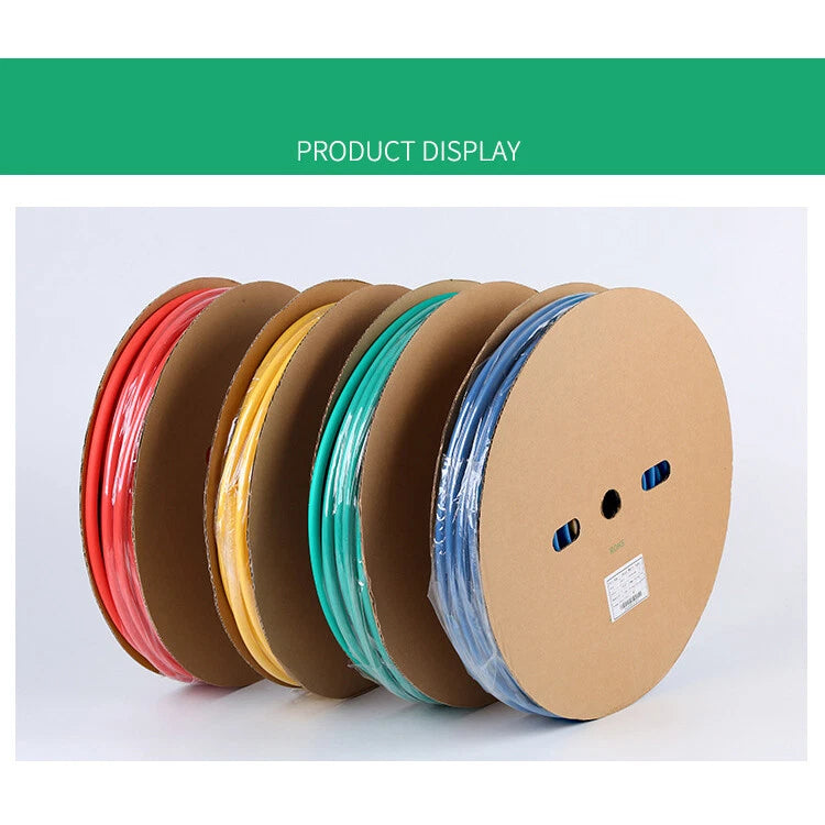 3:1 Adhesive-Lined Heat Shrink Tubing — Dual-Wall, Φ1.6mm to Φ65mm, 8 Colors