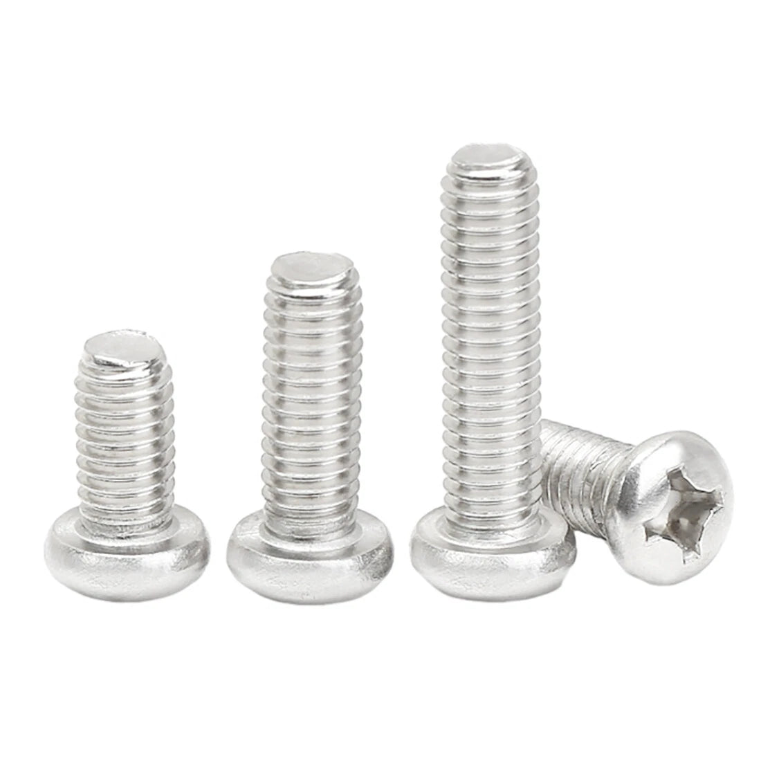 M3-M8 Aluminum Alloy Phillips Pan Head Machine Screws | Anodized Metric Bolts