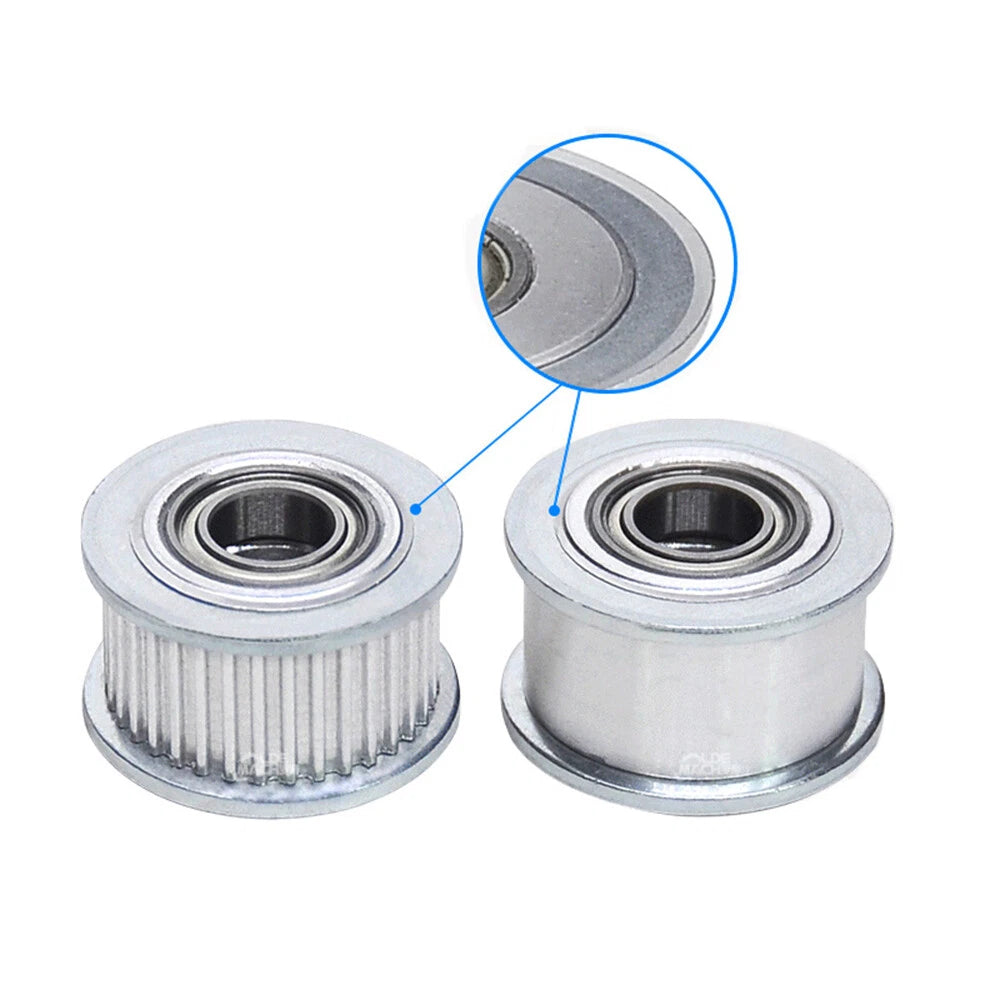 HTD 8M Timing Belt Pulley Idler Pulley 15-30T, Bore 5-25mm, for CNC, 3D Printer