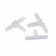 T-Type Barbed Hose Connector — Plastic Elbow Joiner for Air, Fuel & Water Lines