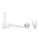 0.8mm Wire Diameter 304 Stainless Steel Conical Cone Compression Spring Springs