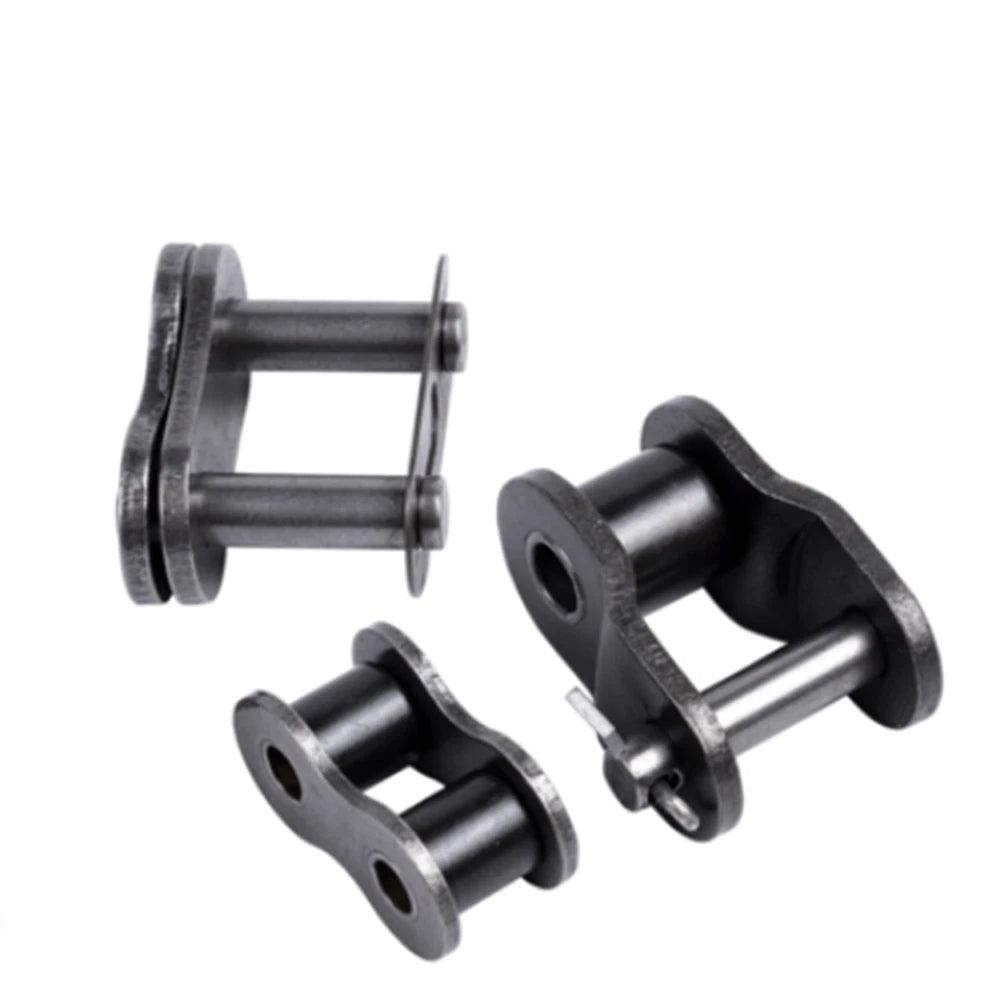 #25 - #200 Simplex/Duplex Roller Chains Full/Half Connecting Links Pitch 1/4"-2"