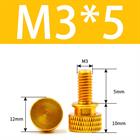 M3 M4 Anodized Aluminum Thumb Screws — Knurled Head Hand Bolts for PC Case, Fishing Rigs & DIY Projects