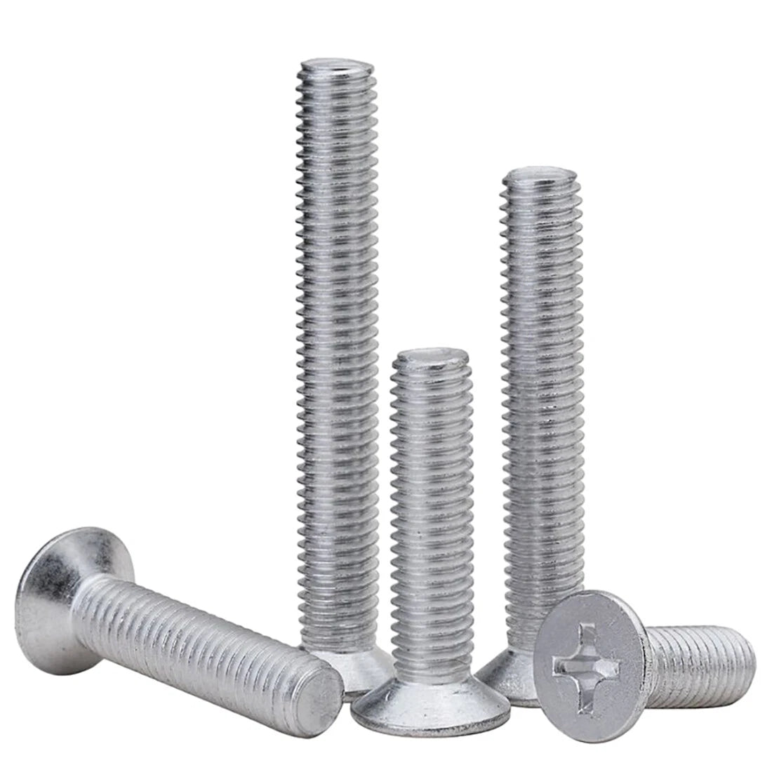 M3-M10 Aluminum Alloy Phillips Countersunk Flat Head Machine Screws | Anodized