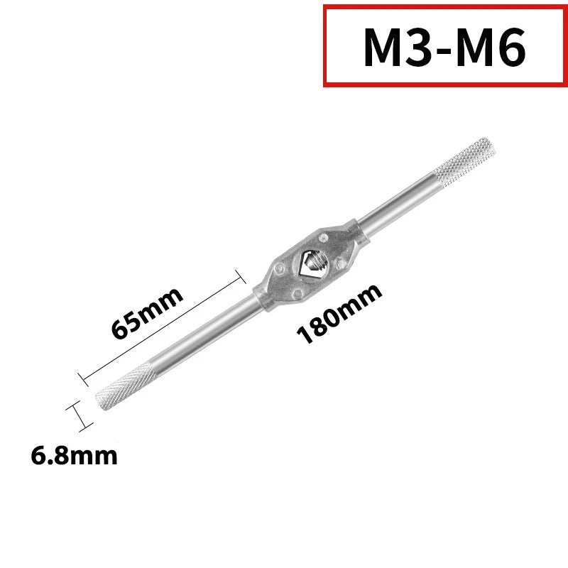 Tap Wrench Handle Alloy Steel Hand Taps Holder Tapping Wrench M2 M3 M6 to M24
