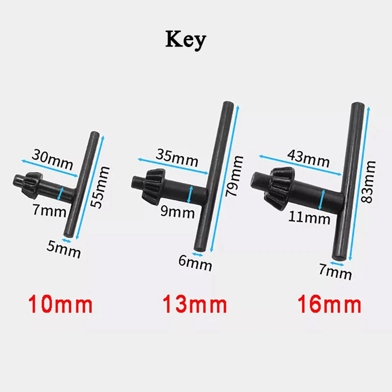 10/13/16mm Drill Chuck Socket Adapter Hex Drill Chuck Converter Impact Wrench