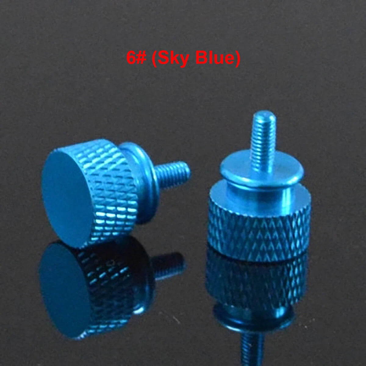 M3 Knurled Thumb Screws – Color Anodized Aluminum Alloy for PC Case Panels