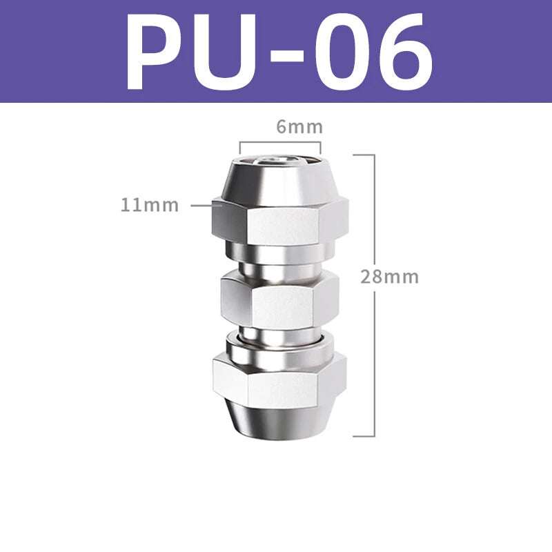 Stainless Steel Compression Coupling Fittings for Pipe — 4mm to 16mm