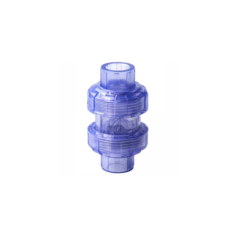 Clear PVC 50mm ID Pressure Pipe and Fittings Metric Solvent Weld Various Parts