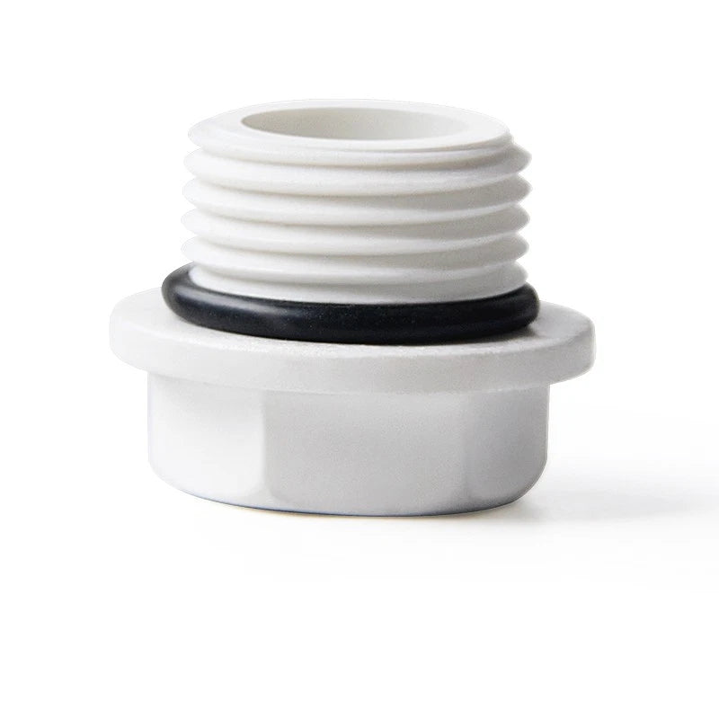 1 2" 3 4" 1" PVC Male Thread Water Supply Pipe Cap Stop End Lock Fittings Hex