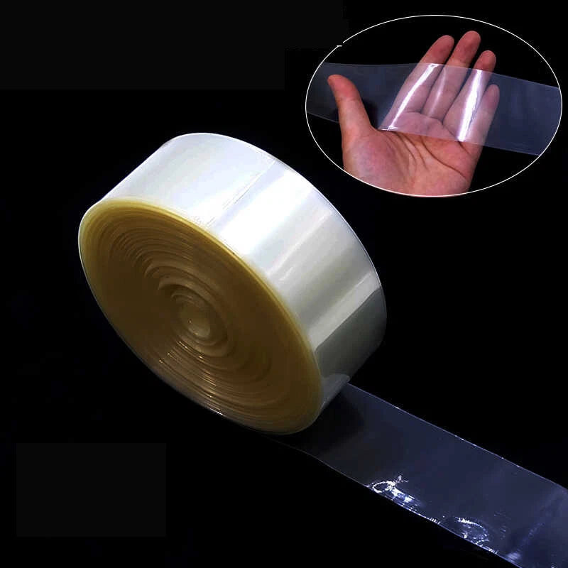 PVC Heat Shrink Tubing 7mm to 115mm – 1M Flat Width Insulation Wrap