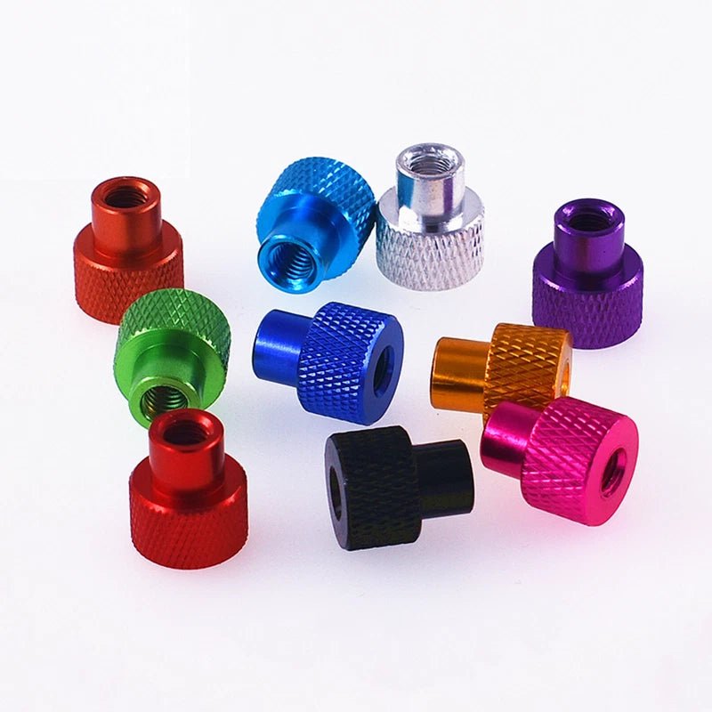 UNC Knurled Thumb Screws – Aluminum Alloy Hand Grip Knob Bolts with Through Hole - HomeDIYer