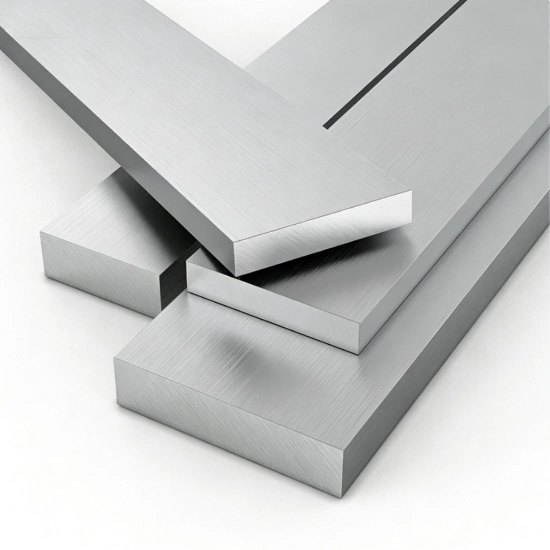 Stainless Steel Flat Bar Plate Grade 304 Various Size & Length 100/200/300/500mm