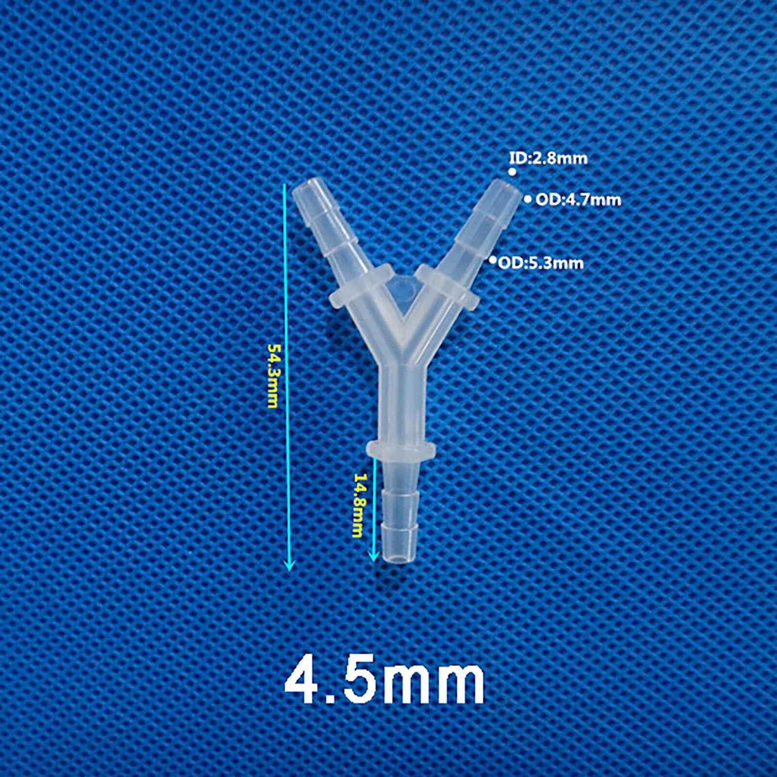 Y Joiner 3-Way Plastic Barb Hose Connector – Air Fuel Water Pipe Fitting