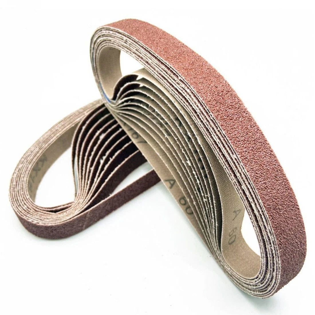 13x458mm 10x330mm Aluminum Oxide Sanding Belts — P60 to P600 Grit for Portable Belt Sanders