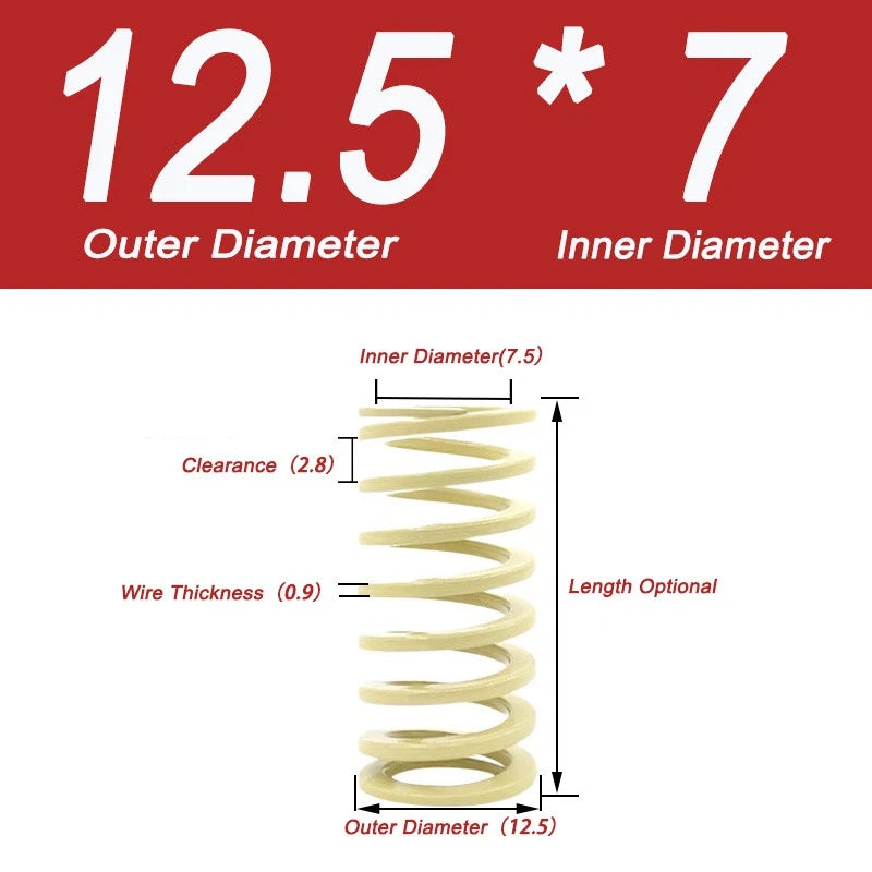Heavy-duty Compression Mold Springs,length Up To 400,outer Diameter 10.5-50mm