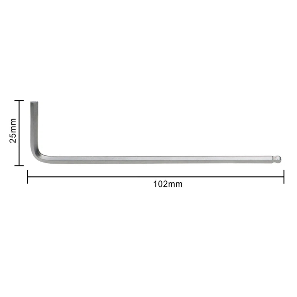 Metric Allen Hex keys 1.5 - 22mm Hexagon Allan Alan Key Long Arm Wrench CR-V
