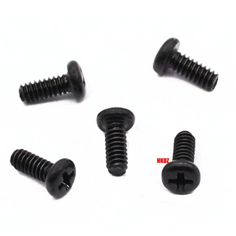 M1–M4 Phillips Pan Head Machine Screws – Carbon Steel, 2–70mm Lengths, Nickel/Black/White Zinc
