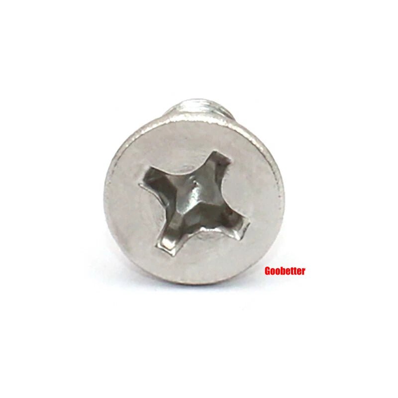 304 Stainless Steel Phillips Flat Head Machine Screws M1–M6 | Countersunk Bolts - HomeDIYer