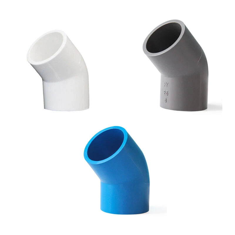 PVC Water Pipe Fittings Drainage Couplers Adapter Cross Tee Elbow 16mm-200mm
