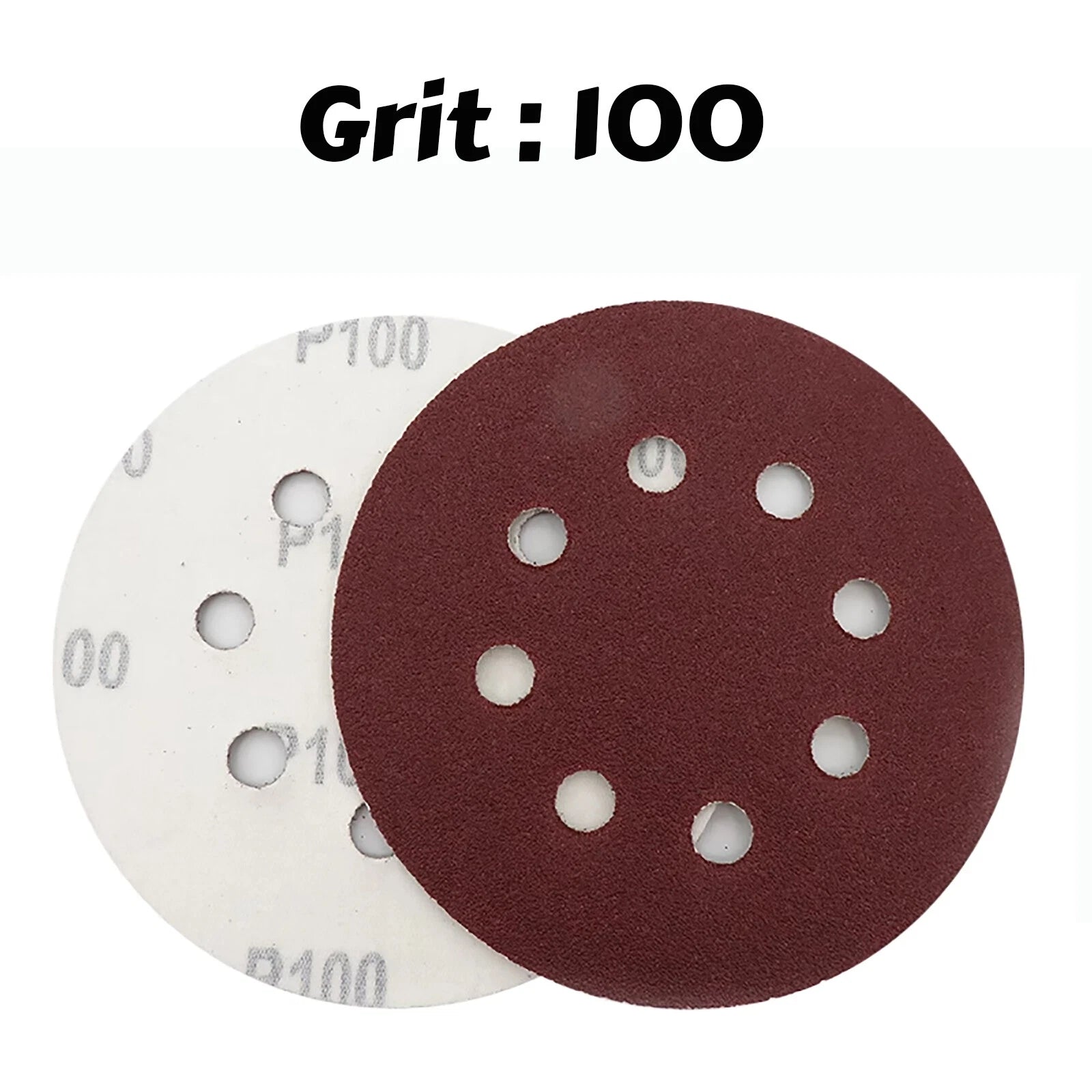 5"/9" Sanding Discs 40-2000 Grit Hook Loop 8 Hole Orbital Sander Paper Sandpaper