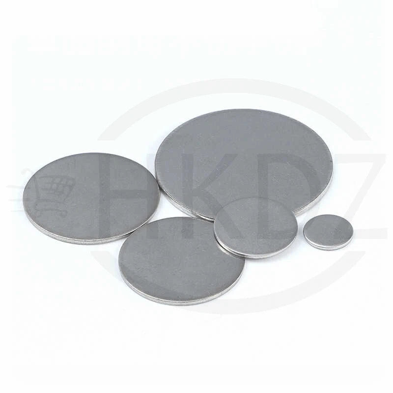 Stainless Steel Blank Round Disc 304 Grade Metal Sheet Plate Ø6-80mm Thick 1-5mm