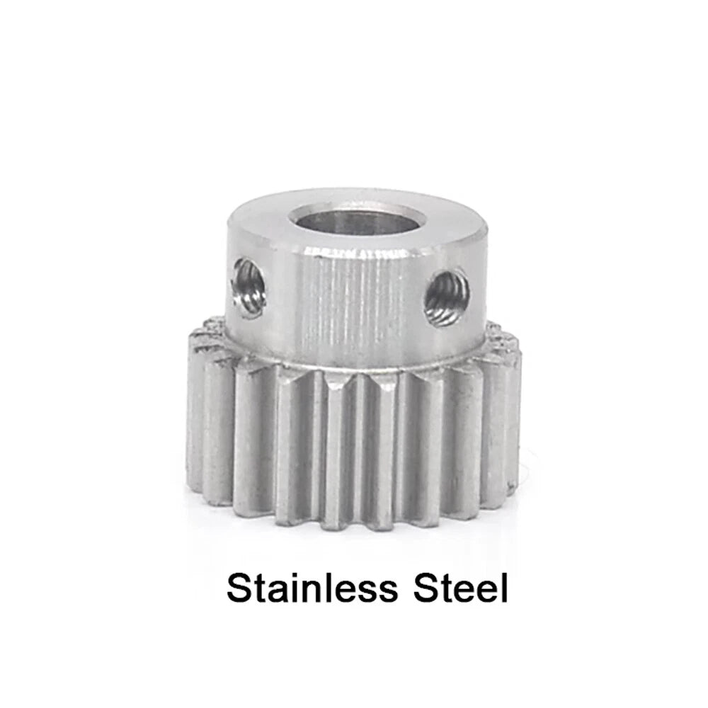 Spur Gear 1 Modulus, 10 to 25 Teeth, Transmission Gears Pitch 3.14mm Motor Gear