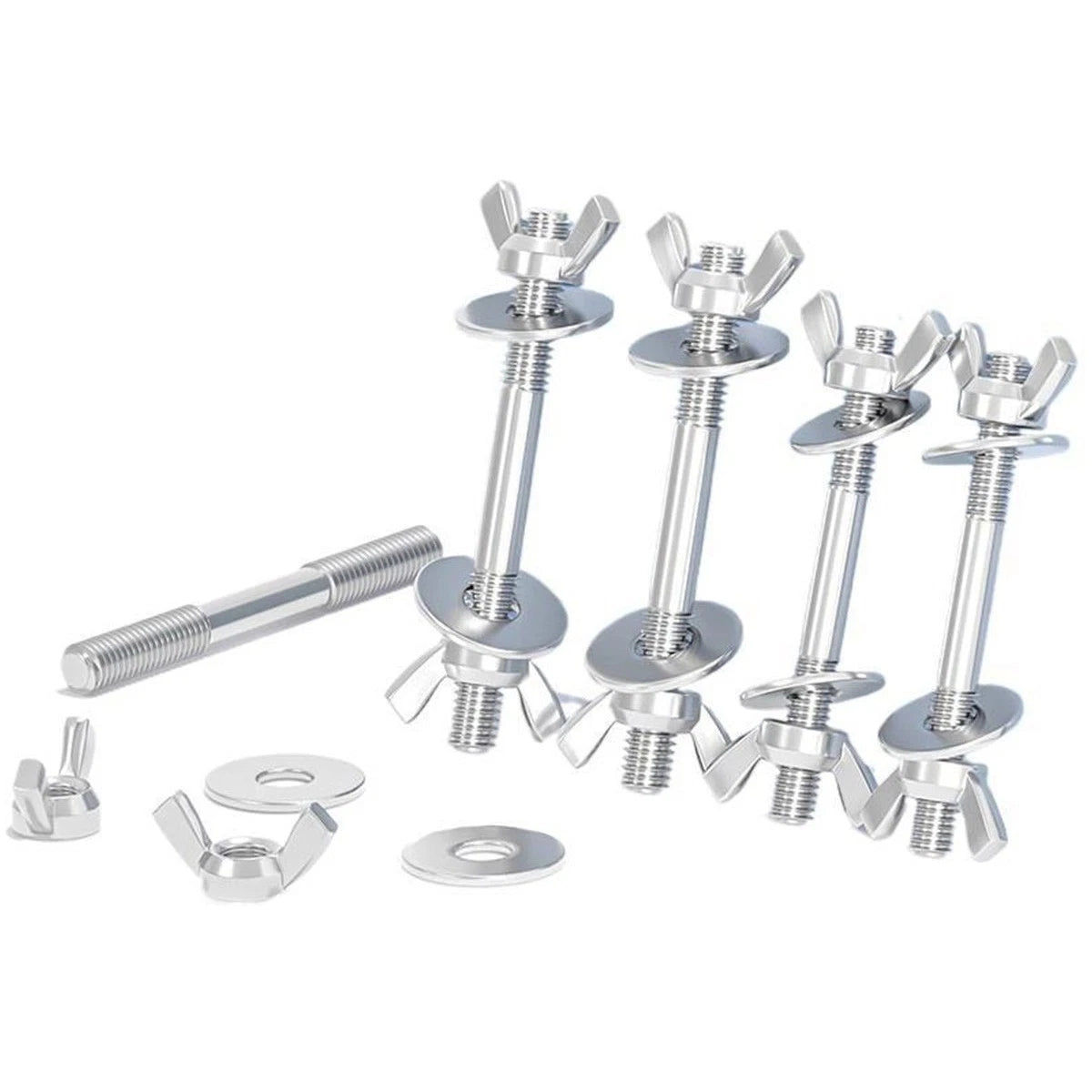 Double Headed Butterfly Wing Thumb Screws Bolts with Washer A2 Stainless Steel