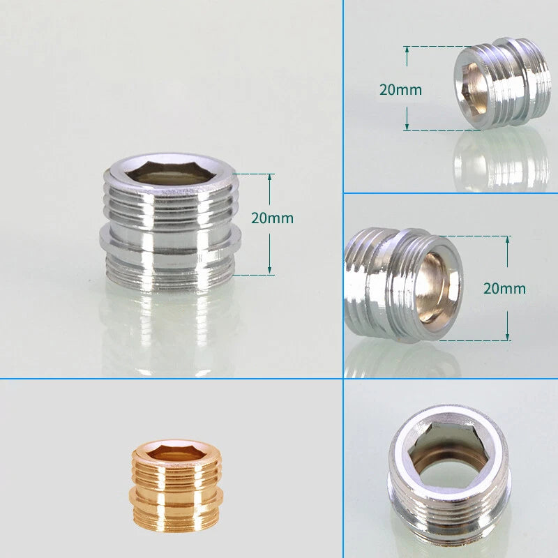 BSP Thread Male to Female Tap Connector Adapter — Kitchen & Garden Hose Fitting