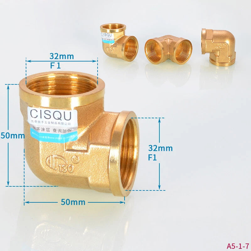 Brass BSP Pipe Fittings – 1" Male Female Thread Connectors, Elbows, Reducers & More