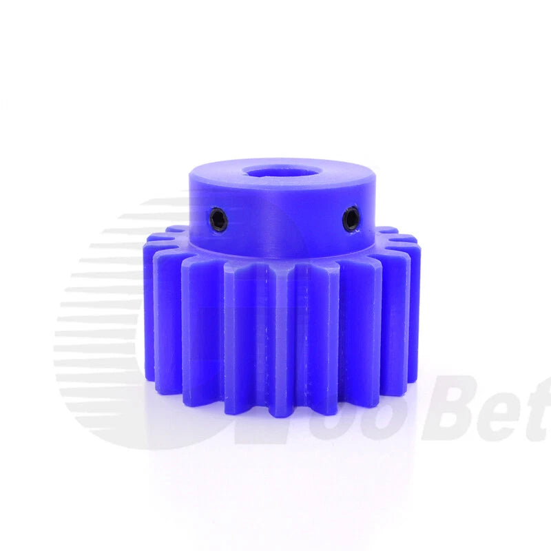 Module 2 3 Precision Spur Gear 12 - 30 Tooth Pinion with Step Keyway Bore Nylon