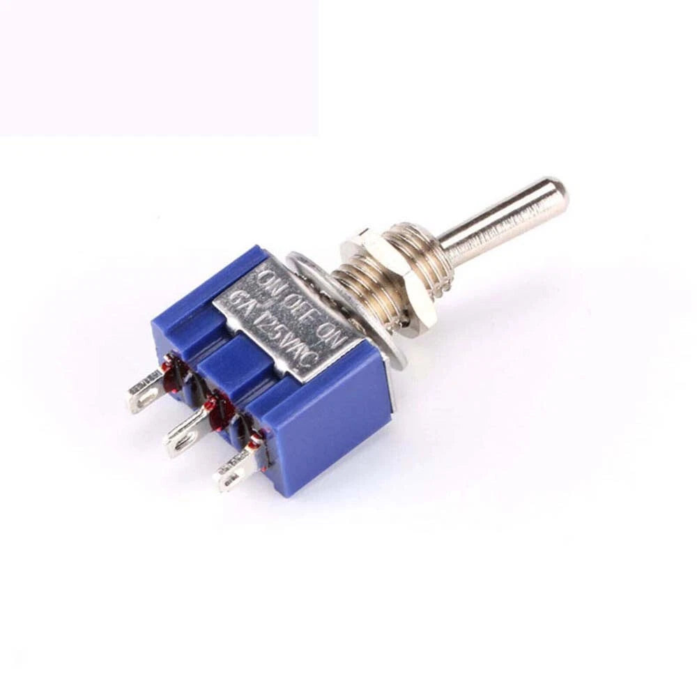 MTS PS Series Mini Toggle Switch — 3/6/9/12 Pin, 2-Way & 3-Way, Latching & Self-Resetting